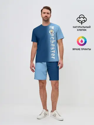 Мужской костюм с шортами / Manchester city 2018 o