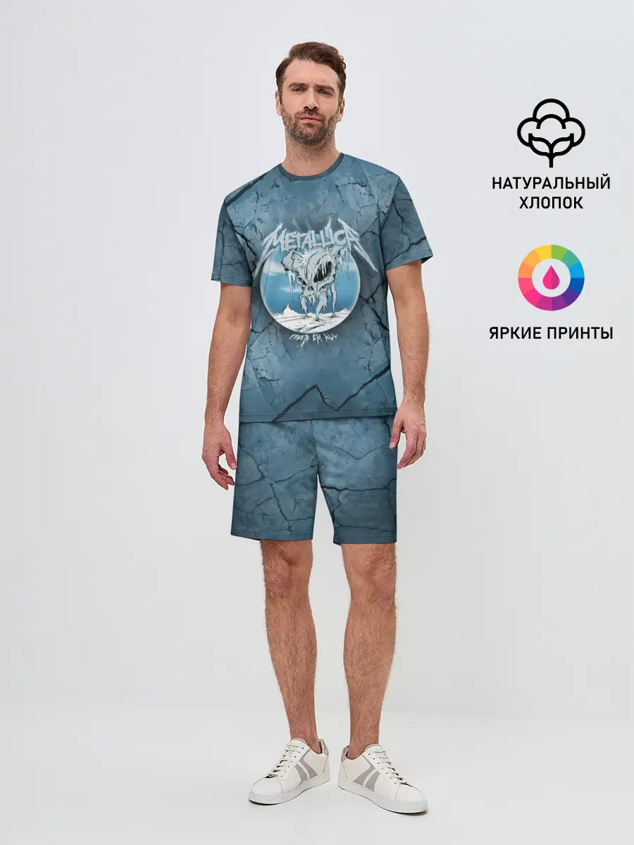 Мужской костюм с шортами / Metallica, freeze em all