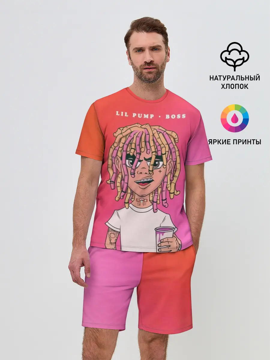Мужской костюм с шортами / Lil Pump Boss