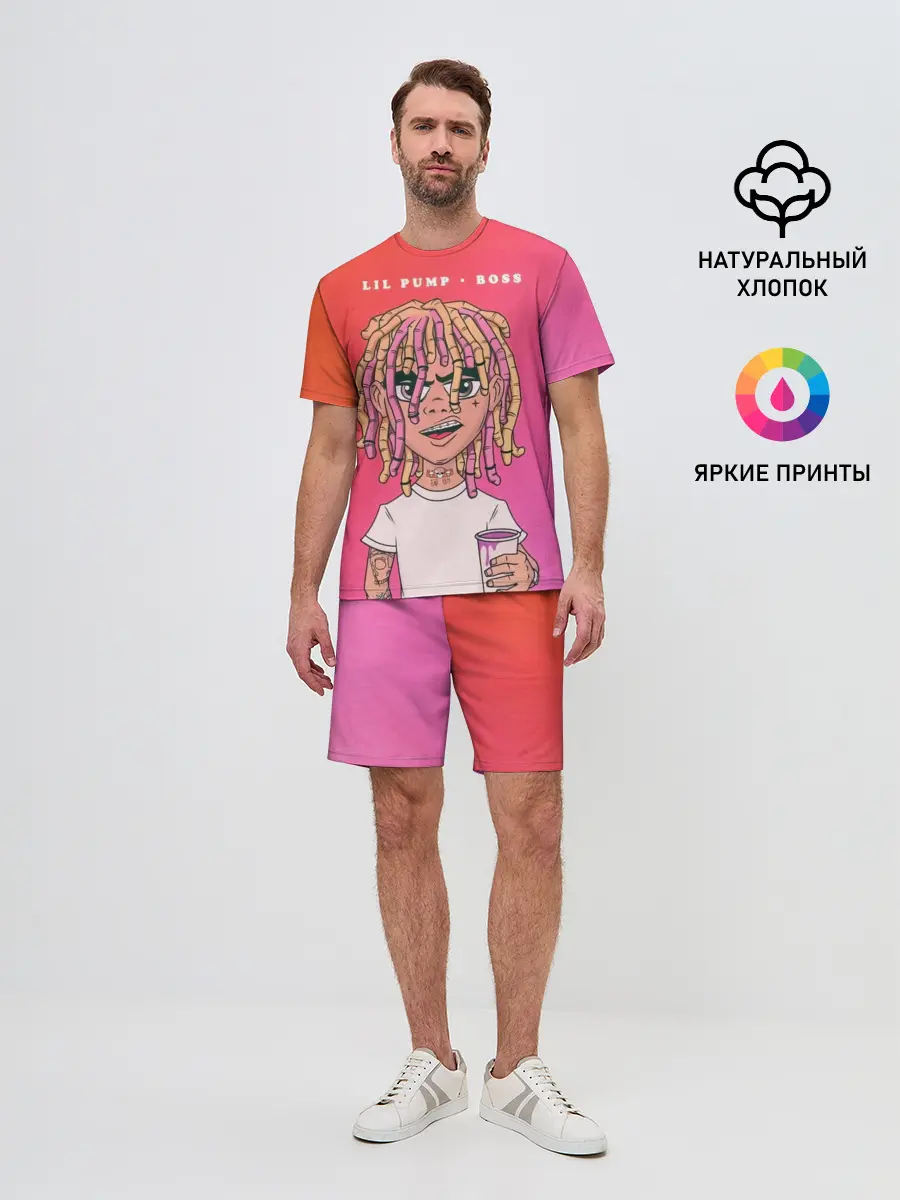 Мужской костюм с шортами / Lil Pump Boss