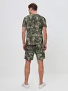 Мужской костюм с шортами / Камуфляж с пандами