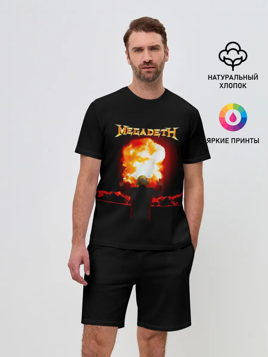 Мужской костюм с шортами / Megadeth