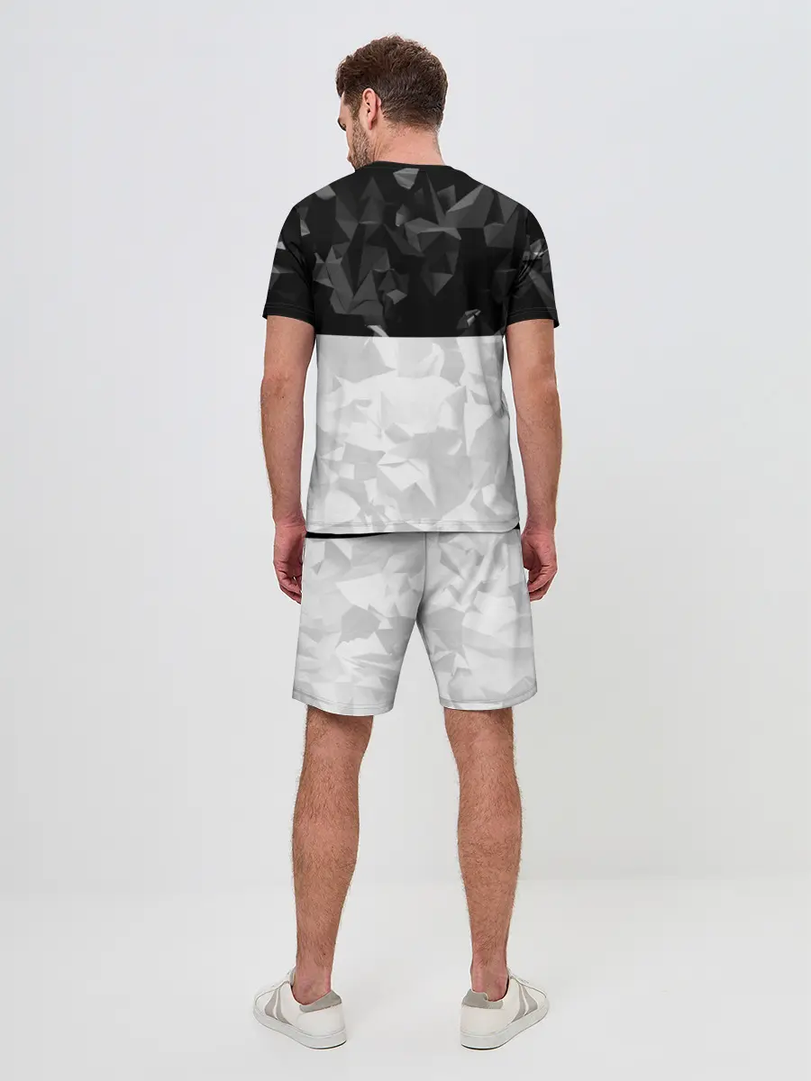 Мужской костюм с шортами / RUSSIA BLACK X WHITE | РОССИЯ