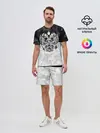 Мужской костюм с шортами / RUSSIA BLACK X WHITE | РОССИЯ