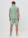 Мужской костюм с шортами / Яркие монстрики