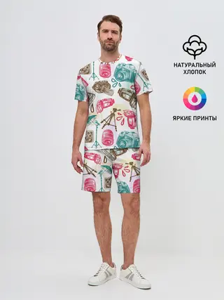 Мужской костюм с шортами / Блогер