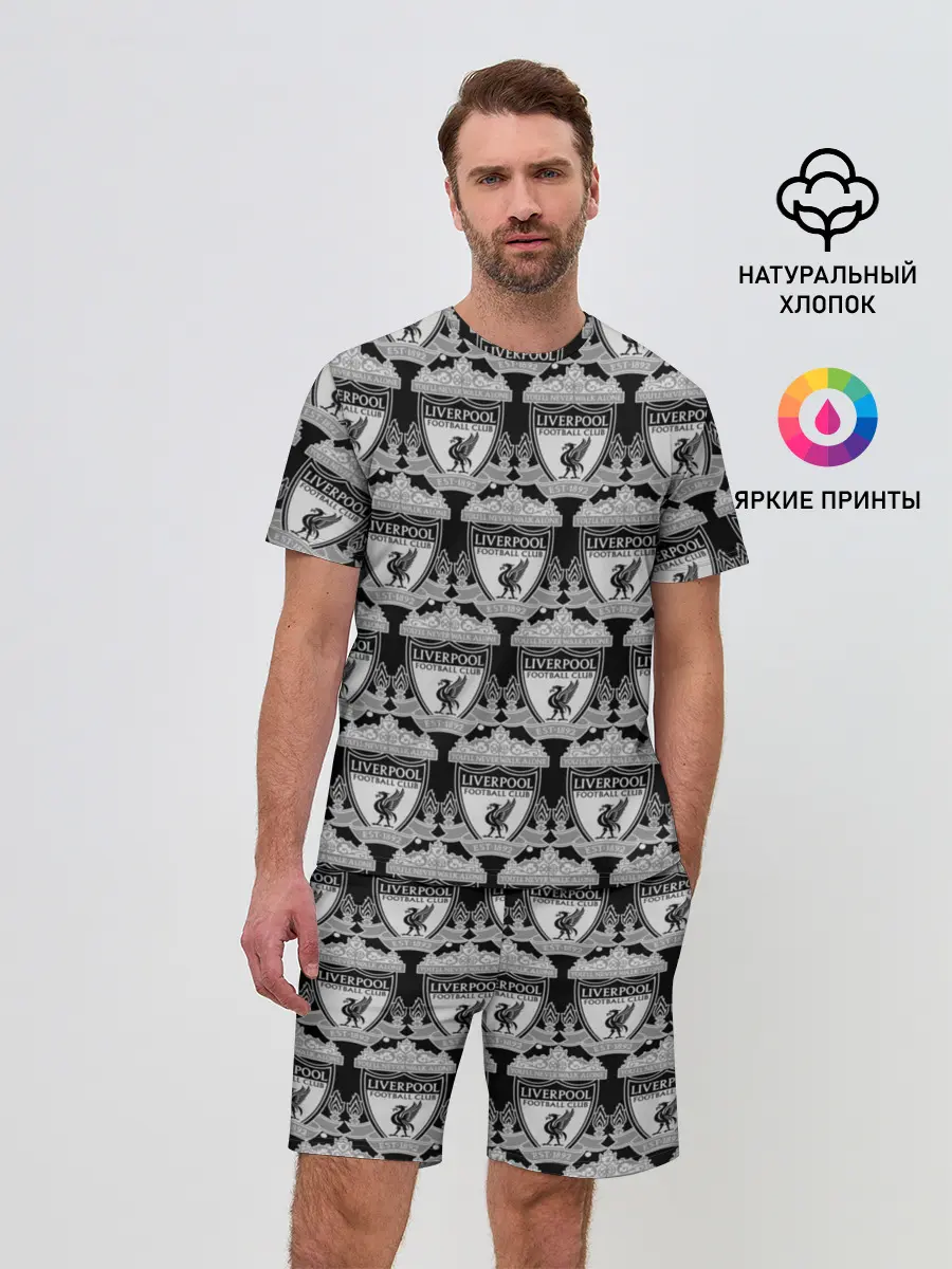 Мужской костюм с шортами / Liverpool Black&White