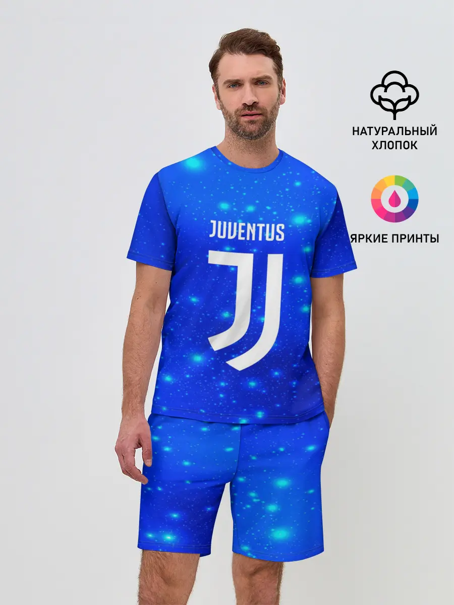 Мужской костюм с шортами / Juventus space collection