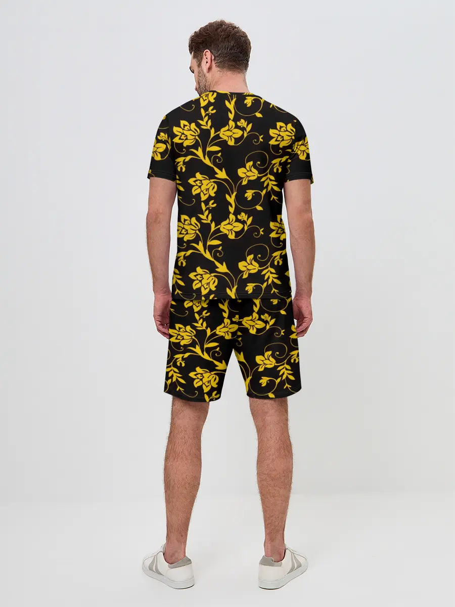 Мужской костюм с шортами / Nirvana узоры