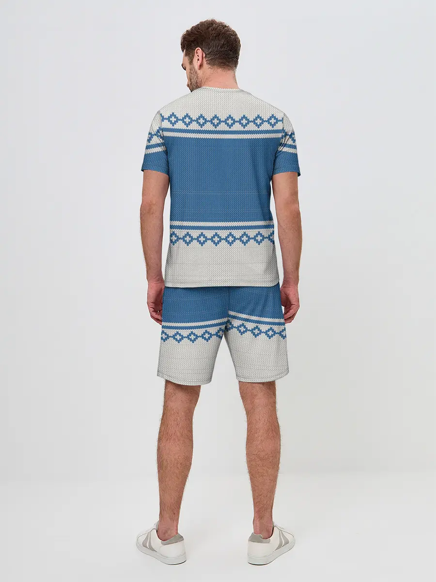 Мужской костюм с шортами / Свитер с Оленем