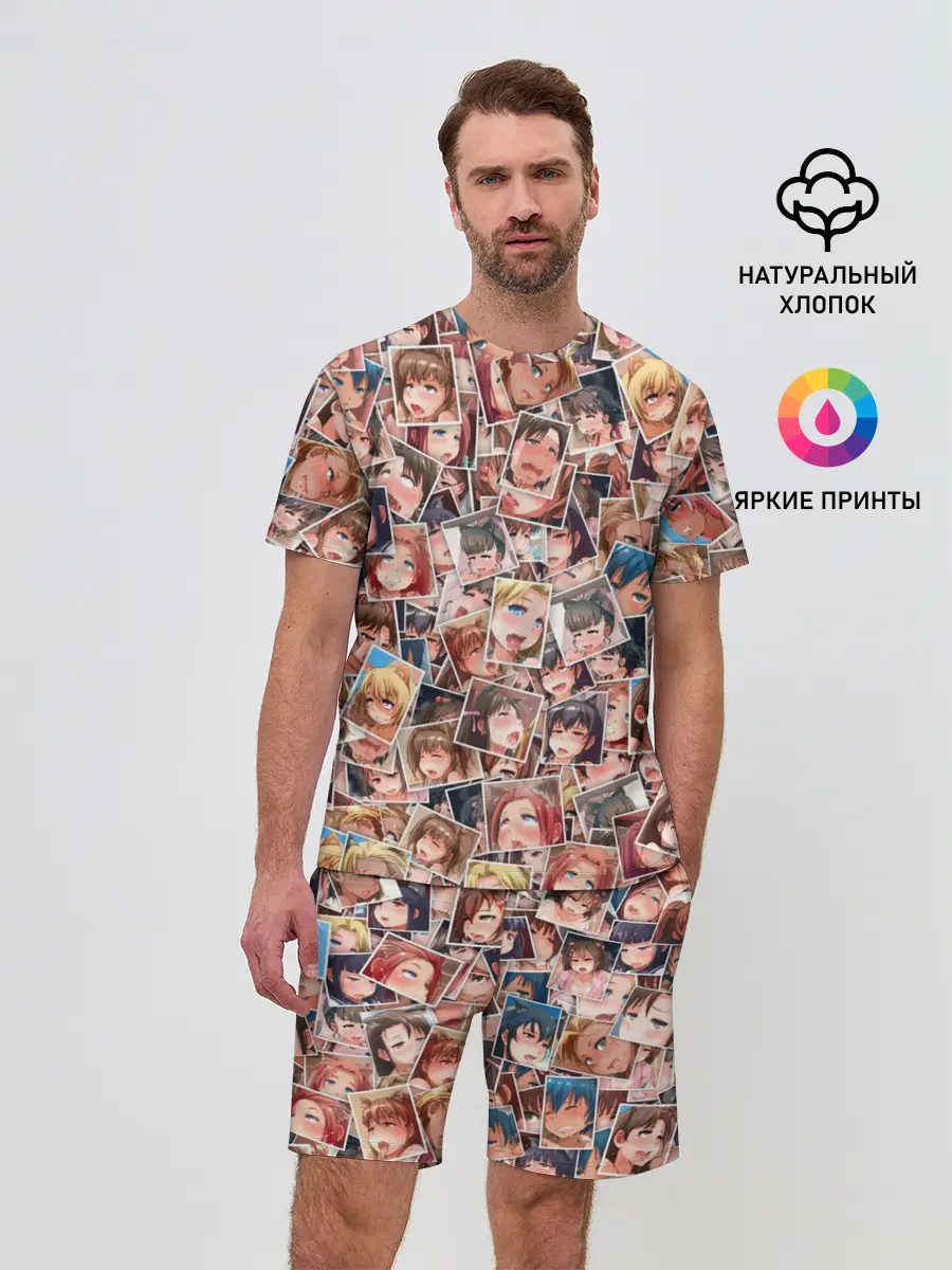 Мужской костюм с шортами / Ahegao faces fhoto