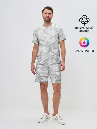 Мужской костюм с шортами / Lite Camouflage Lines