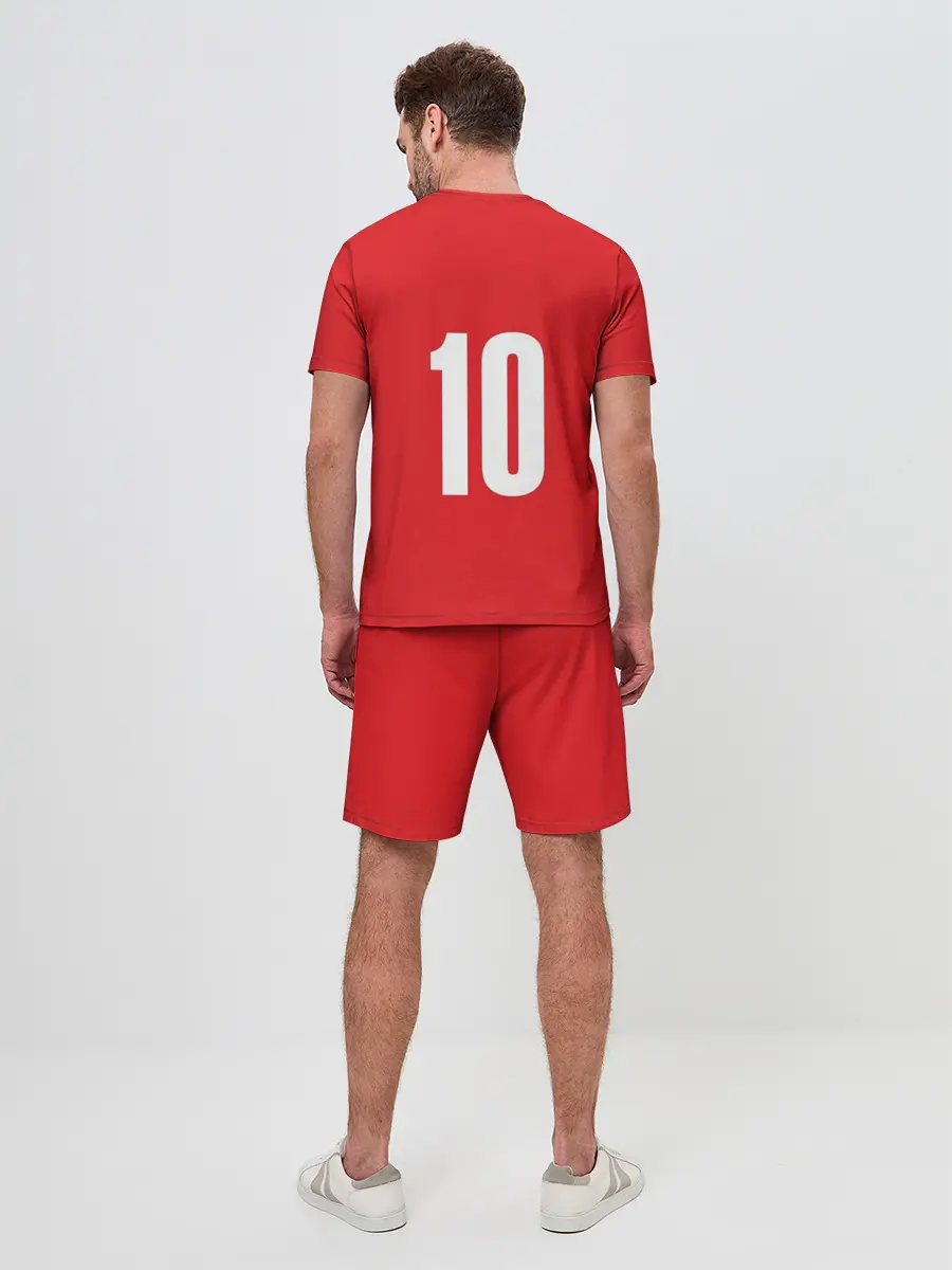 Мужской костюм с шортами / Движение вверх