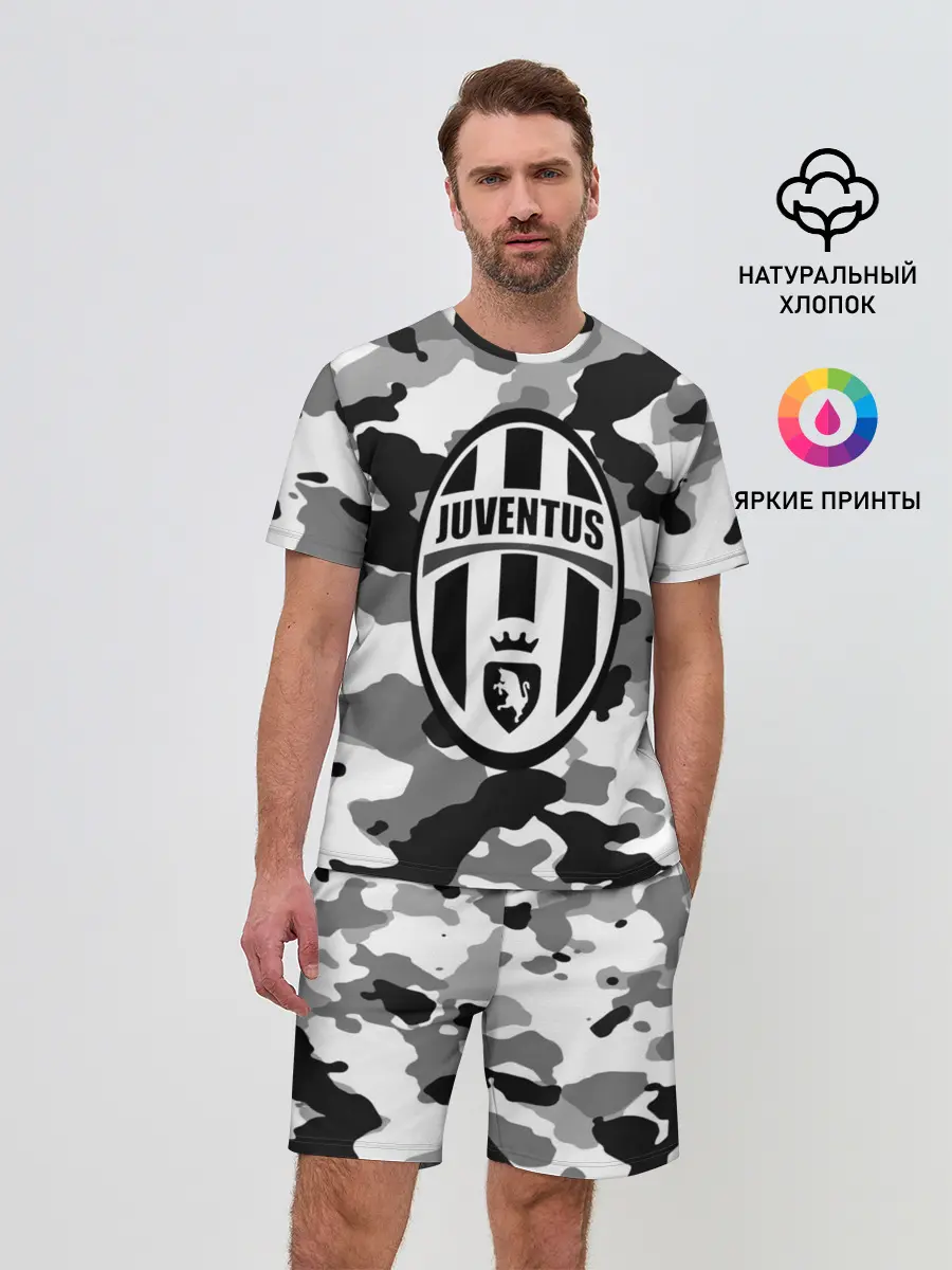 Мужской костюм с шортами / FC Juventus Camouflage