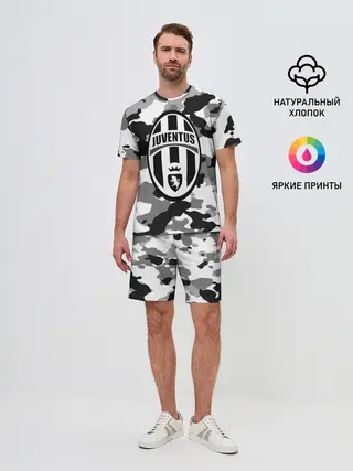 Мужской костюм с шортами / FC Juventus Camouflage