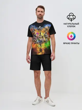 Мужской костюм с шортами / CS GO