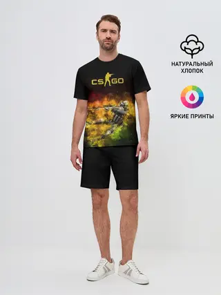 Мужской костюм с шортами / Counter-Strike