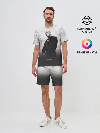 Мужской костюм с шортами / Хаски Geometry