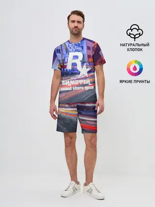 Мужской костюм с шортами / Тимофей в стиле GTA