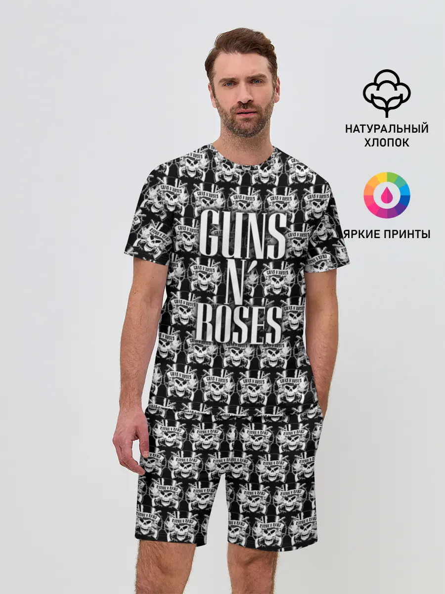 Мужской костюм с шортами / Guns n roses