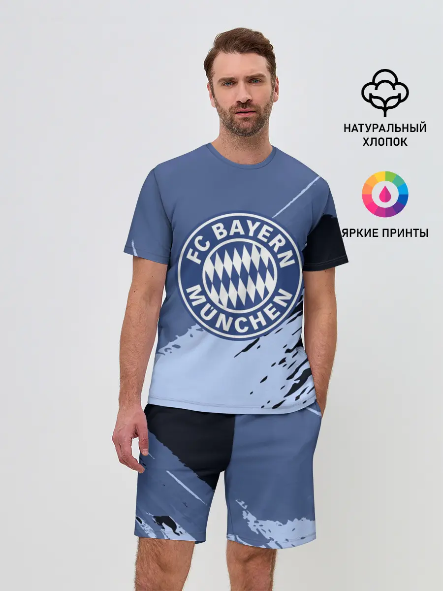 Мужской костюм с шортами / FC Bayern Munchen style