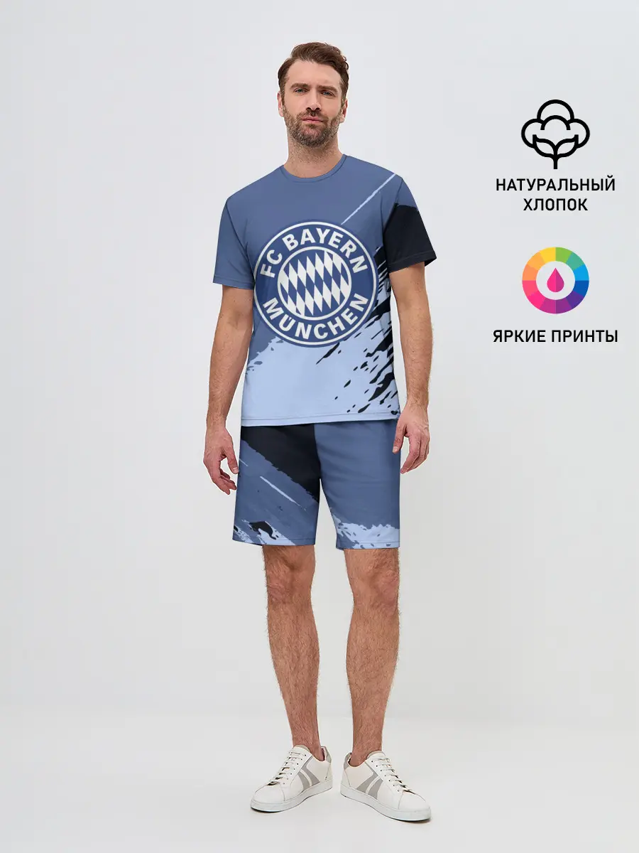 Мужской костюм с шортами / FC Bayern Munchen style
