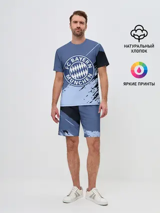 Мужской костюм с шортами / FC Bayern Munchen style