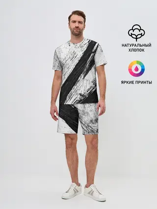 Мужской костюм с шортами / просто краски