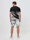 Мужской костюм с шортами / abstraction black&white