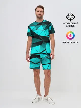 Мужской костюм с шортами / Metalic collection