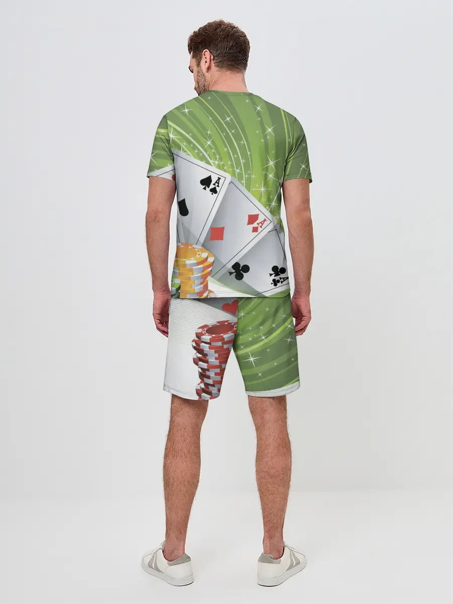 Мужской костюм с шортами / Покер Старс