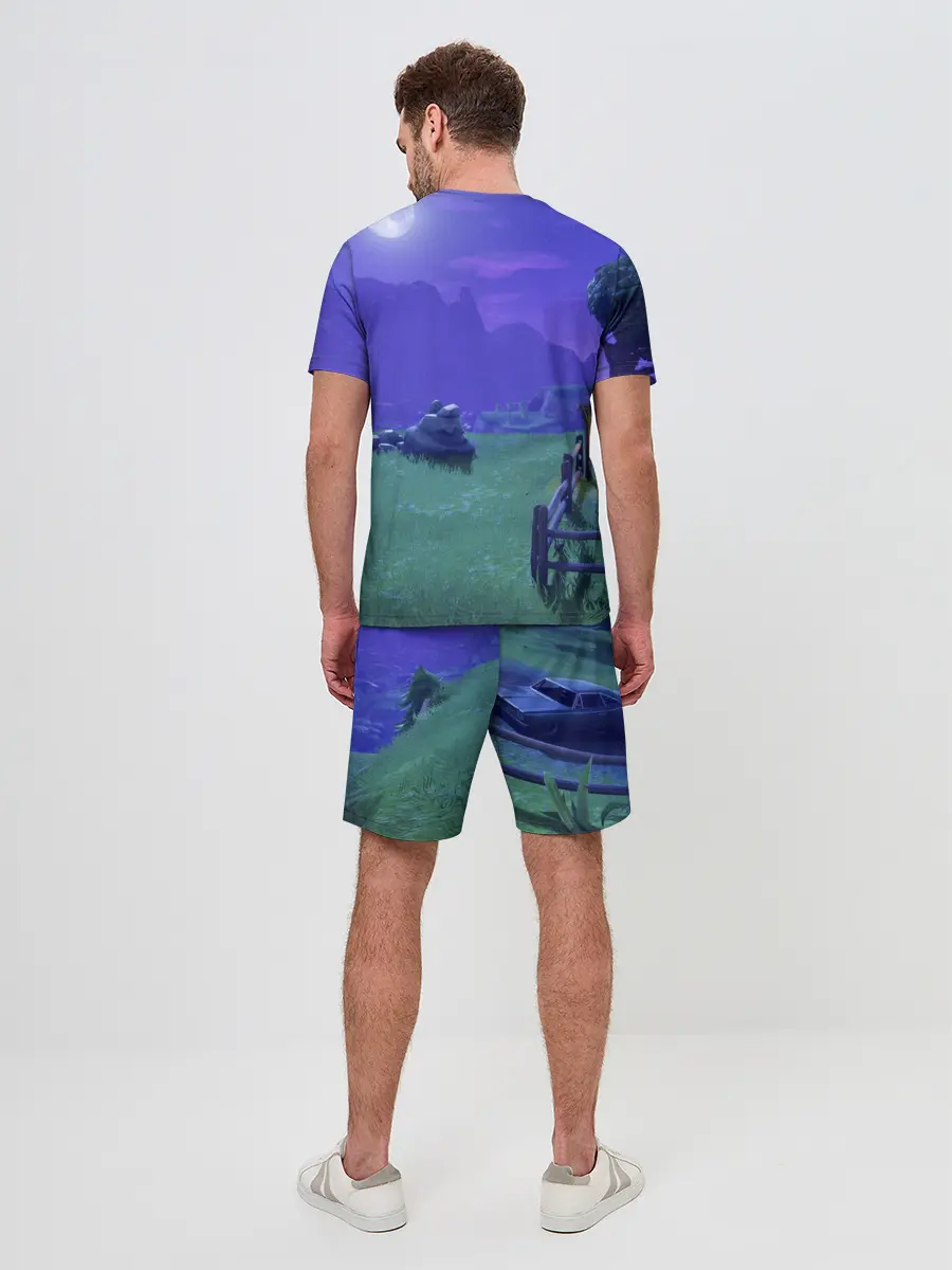 Мужской костюм с шортами / Fortnite Night