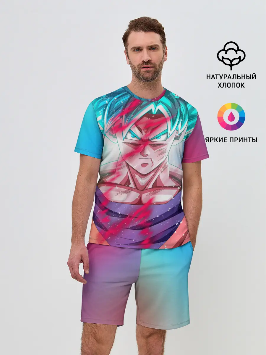 Мужской костюм с шортами / Гоку