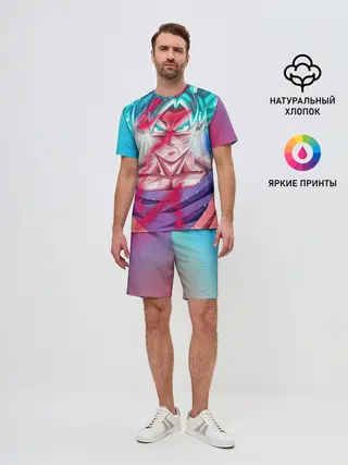 Мужской костюм с шортами / Гоку