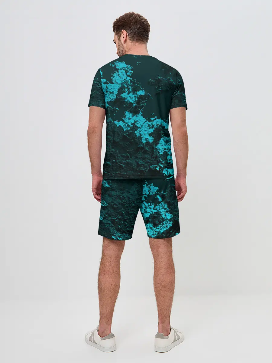 Мужской костюм с шортами / Илья в стиле Minecraft