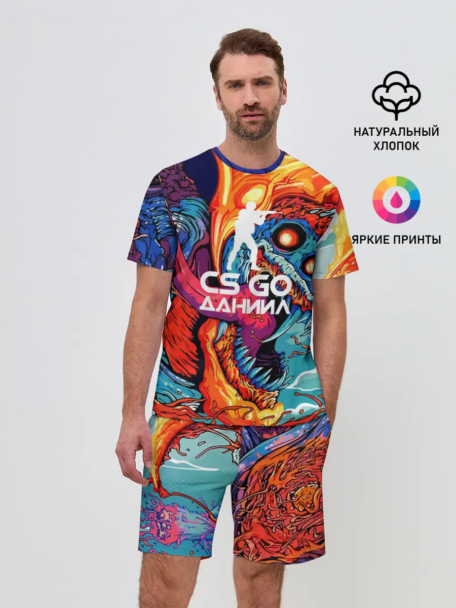 Мужской костюм с шортами / Даниил в стиле CS GO