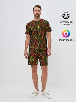 Мужской костюм с шортами / Перчики