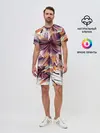 Мужской костюм с шортами / Необычный цветок