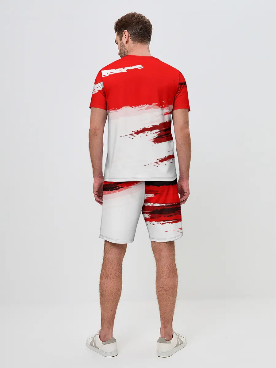 Мужской костюм с шортами / bmw uniform