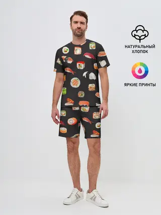 Мужской костюм с шортами / Суши