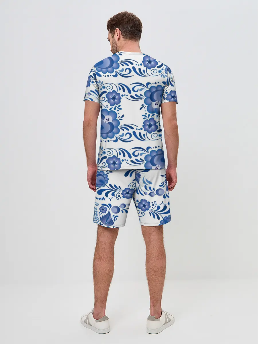 Мужской костюм с шортами / Гжель