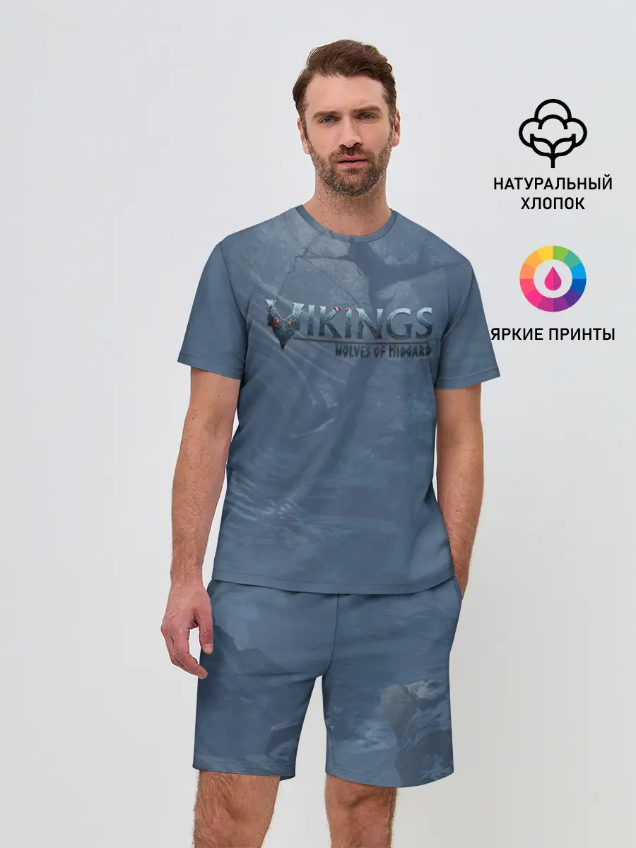 Мужской костюм с шортами / Vikings