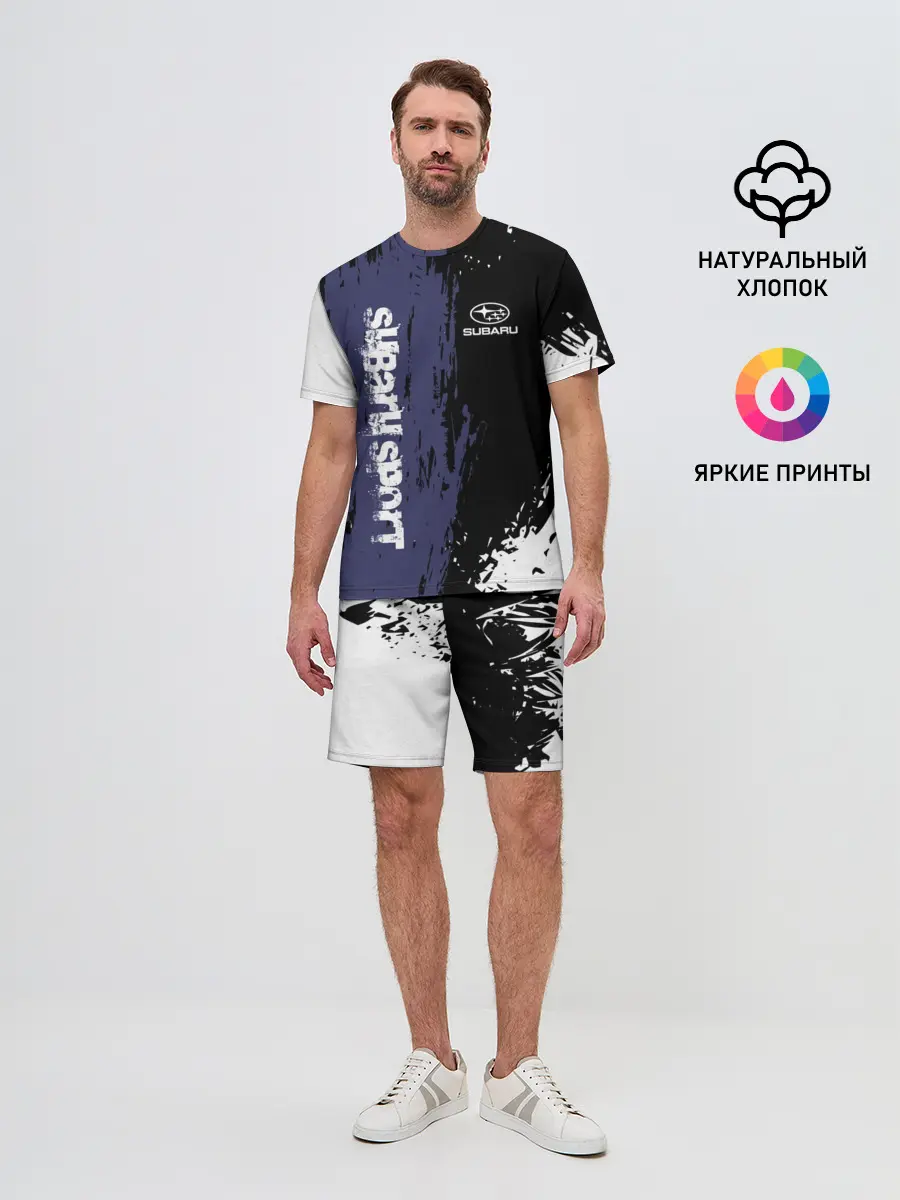Мужской костюм с шортами / SUBARU | СУБАРУ