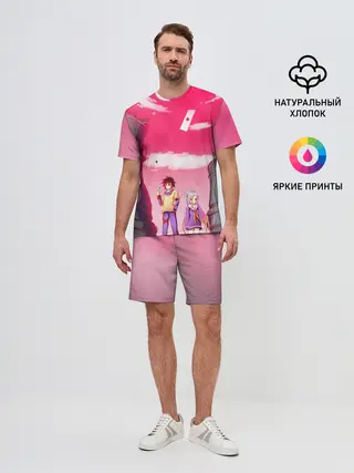 Мужской костюм с шортами / Шахматы аниме