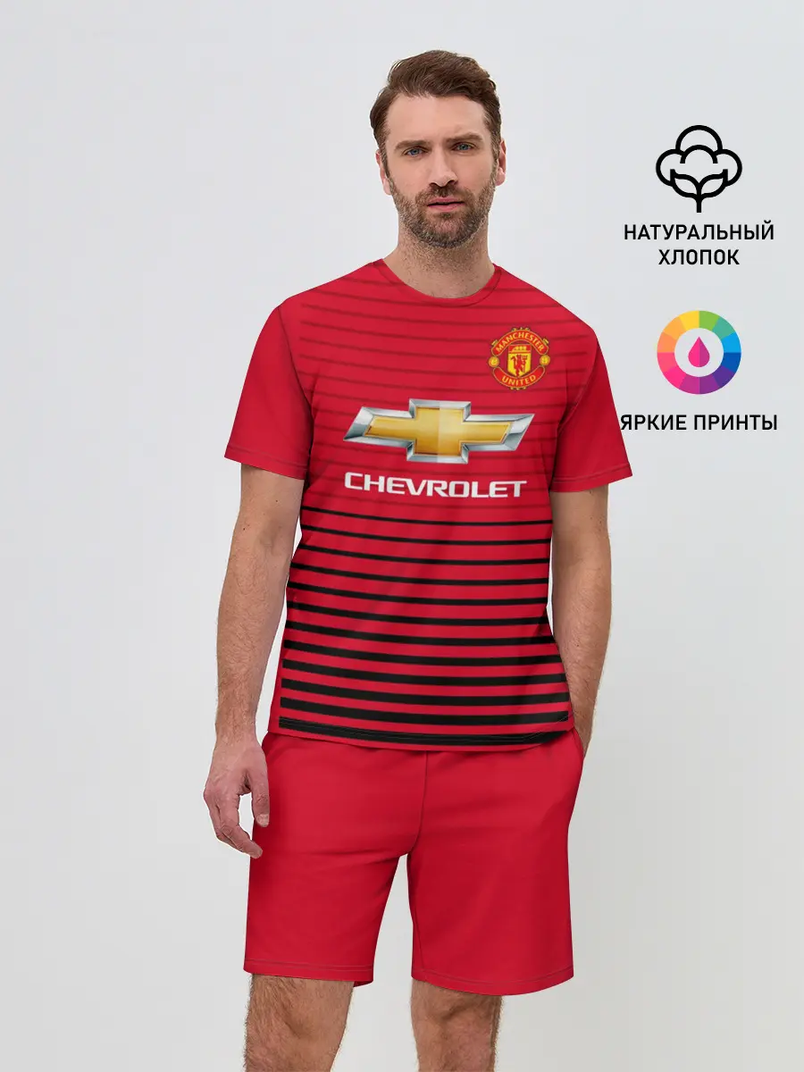Мужской костюм с шортами / Man United Форма Home 18/19