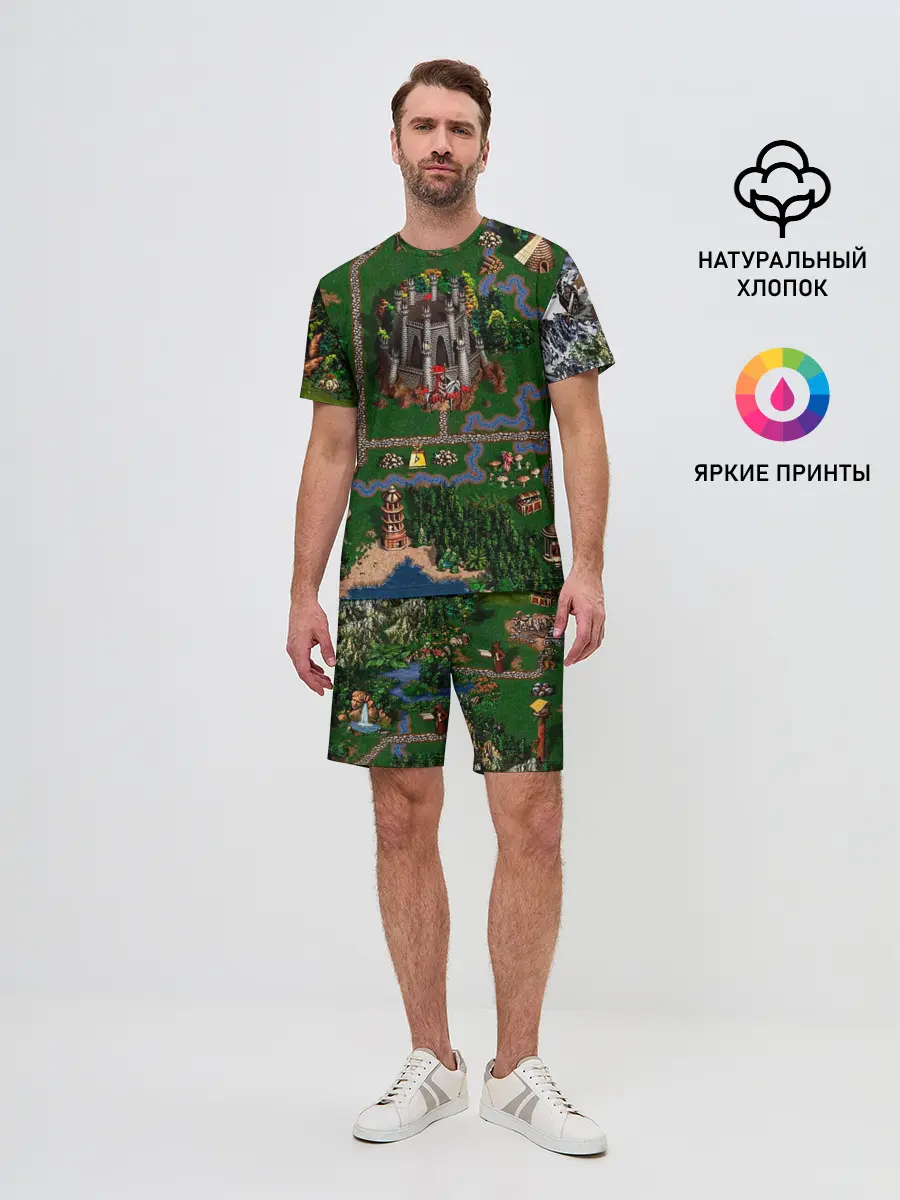 Мужской костюм с шортами / Карта