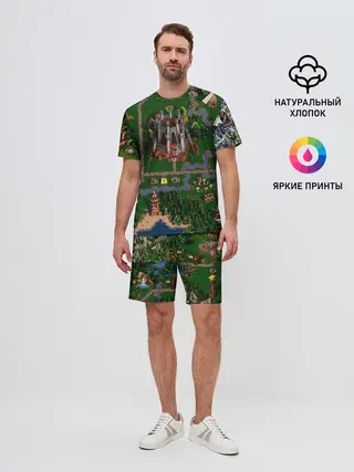 Мужской костюм с шортами / Карта