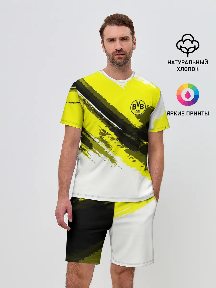 Мужской костюм с шортами / FC Borussia Original 2018