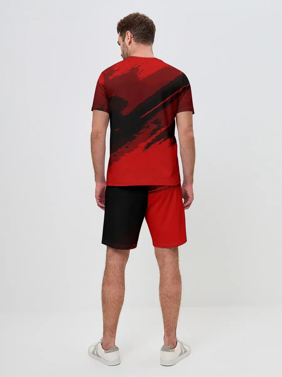 Мужской костюм с шортами / JUVENTUS SPORT RED