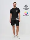 Мужской костюм с шортами / Russia black collection